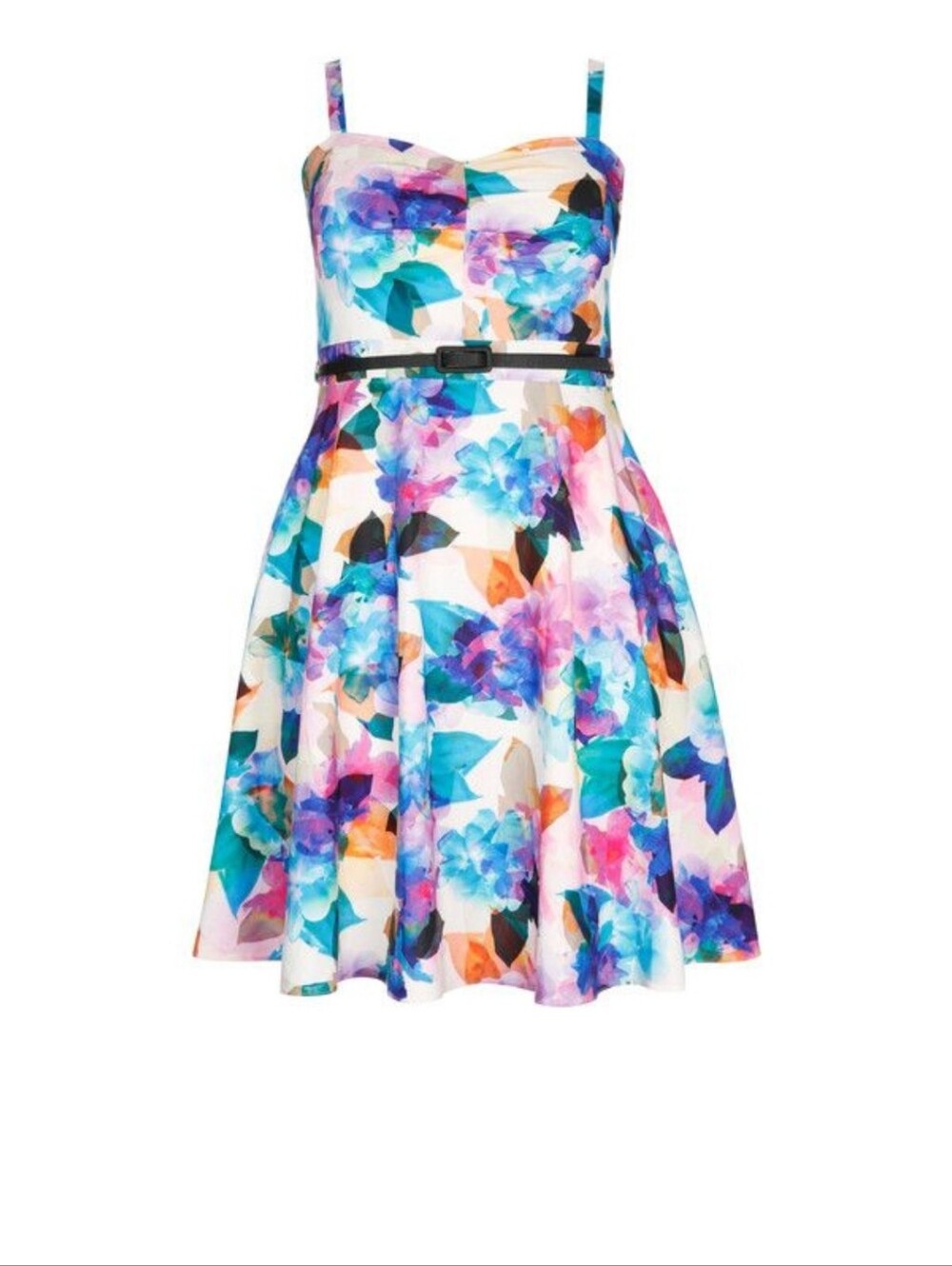 ISO City CHIC FIT AND FLARE DRESS Sz L/20